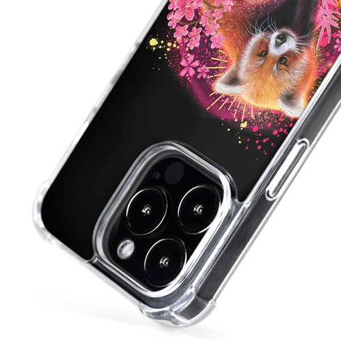 Red Panda with Flowers by Sheena Pike iPhone 16 Pro MagSafe Case
